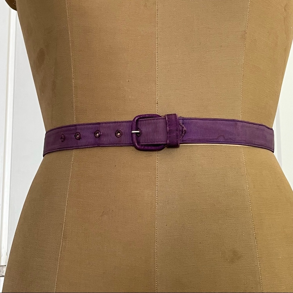 2/$20 Vintage Women’s Ribbon Belt with Square Buckle
